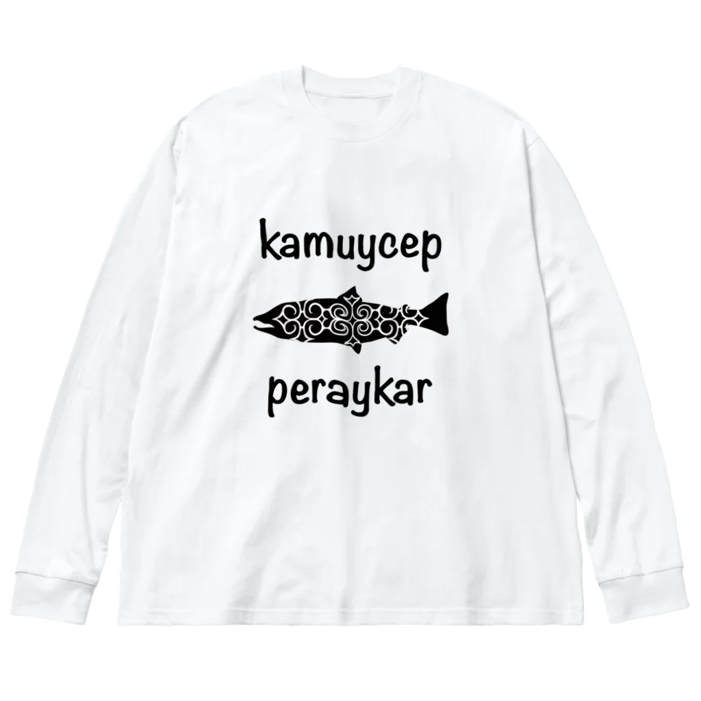 MONMONのkamuy cep peraykar Big Long Sleeve T-Shirt