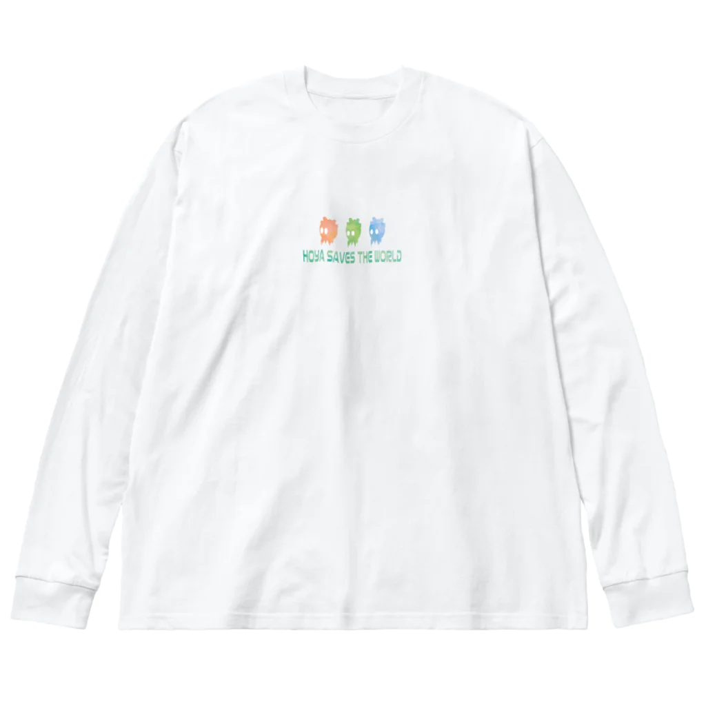 7777factoryのHOYA SAVES THE WORLD Big Long Sleeve T-Shirt