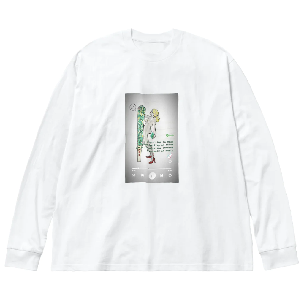 ゆっきゃーな👼のぶり ビッグシルエットロングスリーブTシャツ