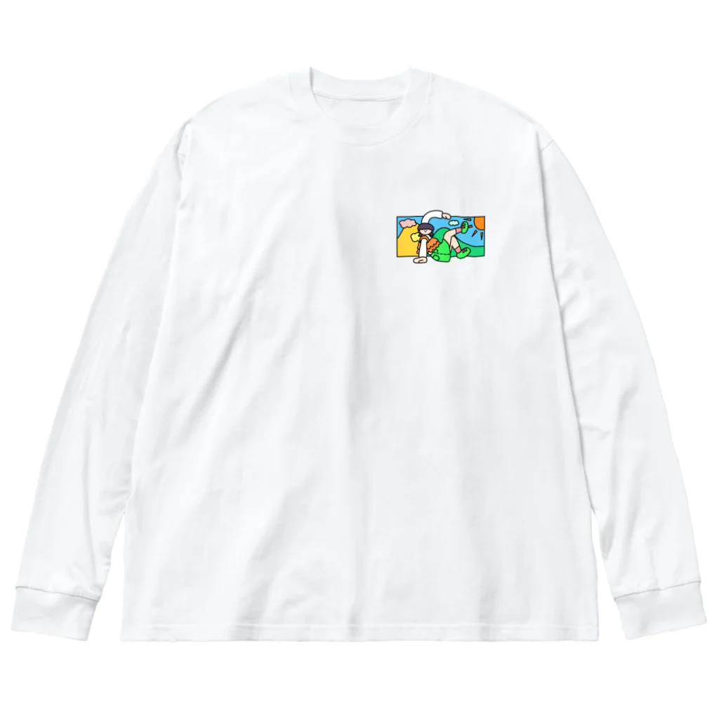 よもぎたけのこのGの女の子(one point) Big Long Sleeve T-Shirt