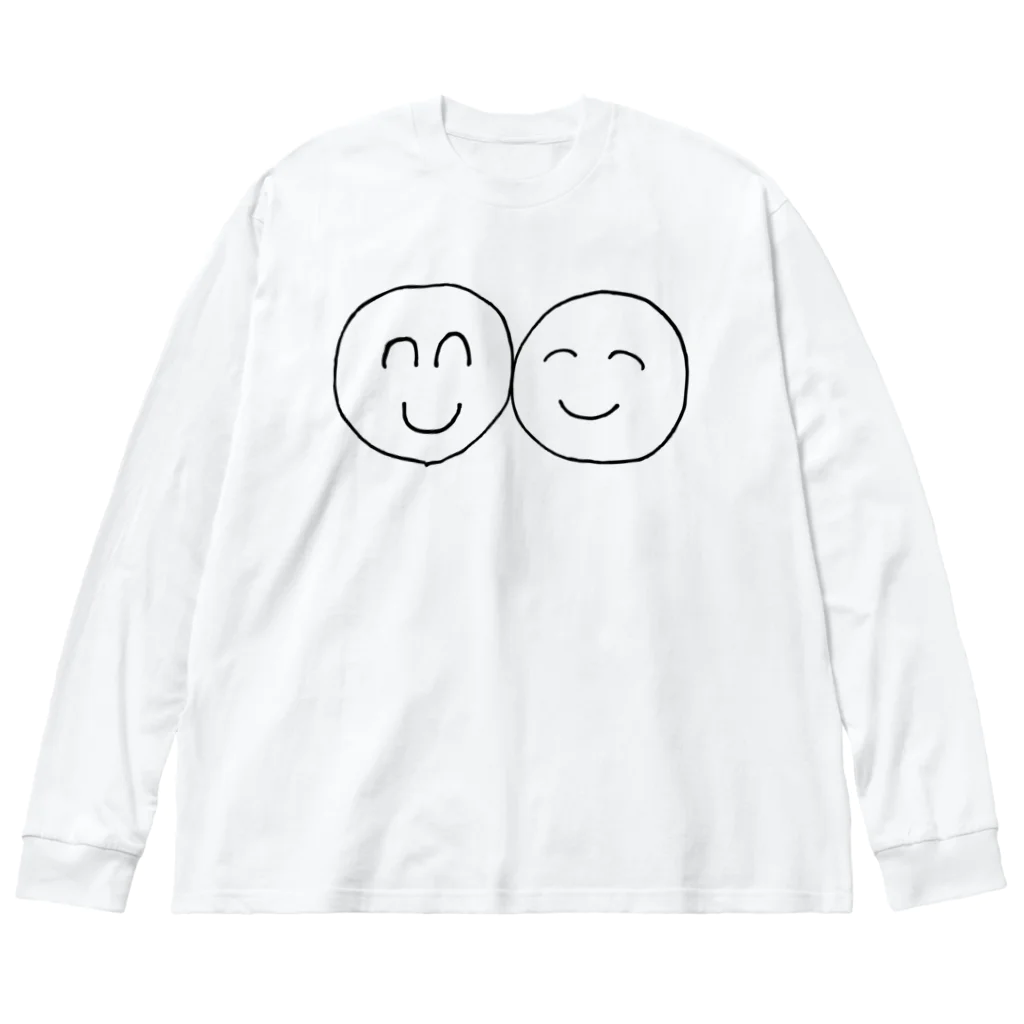 ワニ子のsmile Big Long Sleeve T-Shirt