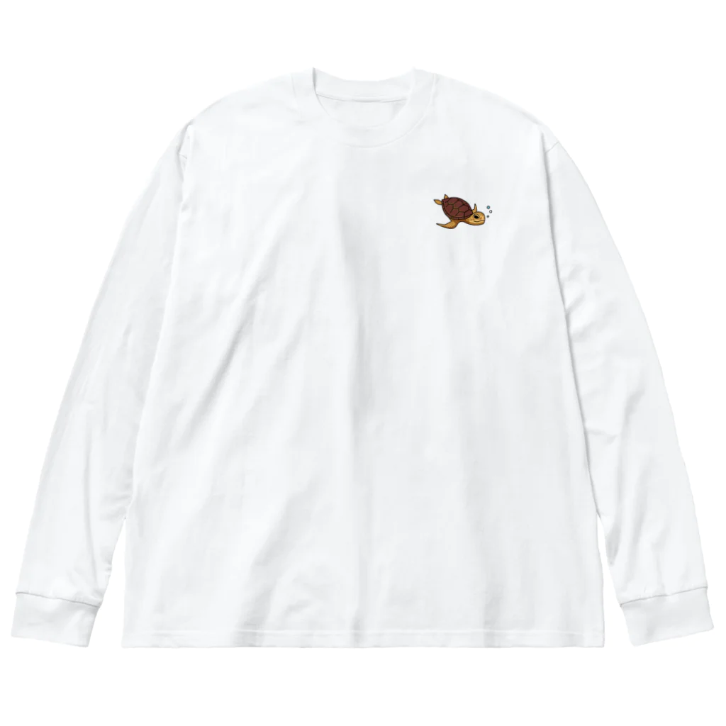 8anna storeのサーフandタートル！ Big Long Sleeve T-Shirt