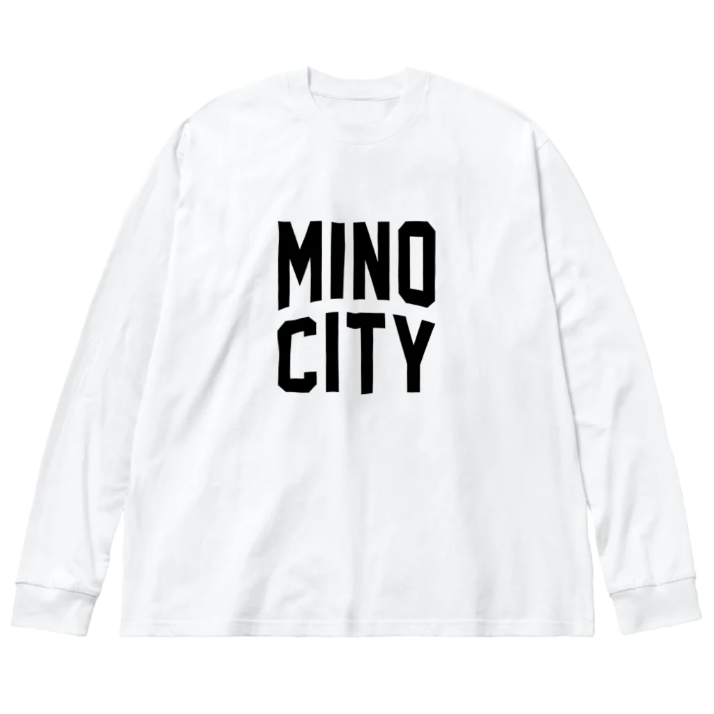 JIMOTOE Wear Local Japanの美濃市 MINO CITY Big Long Sleeve T-Shirt