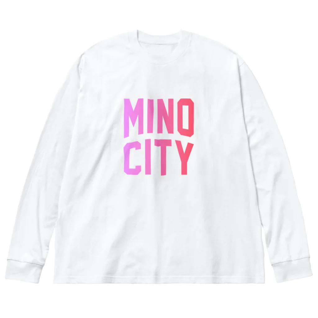 JIMOTOE Wear Local Japanの美濃市 MINO CITY Big Long Sleeve T-Shirt