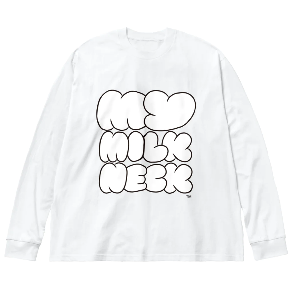 mographのmilk neck ビッグシルエットロングスリーブTシャツ