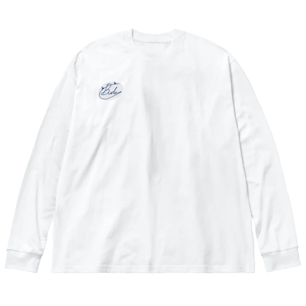 江口　春樹のBud2y 　オーバサイズロングＴシャツ　 ビッグシルエットロングスリーブTシャツ