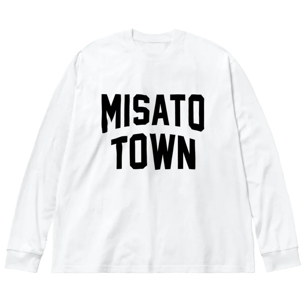 JIMOTOE Wear Local Japanの美郷町 MISATO TOWN Big Long Sleeve T-Shirt