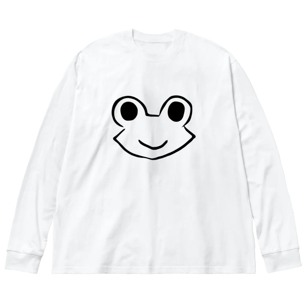 chicodeza by suzuriのかえるちゃん Big Long Sleeve T-Shirt