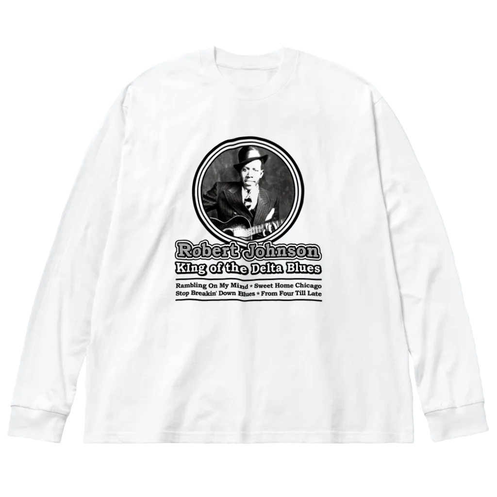 Hungry FreaksのRobert Johnson ビッグシルエットロングスリーブTシャツ