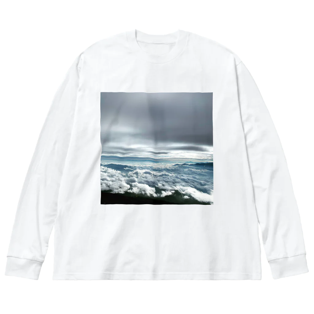 タツノオトシゴローズのsea ​​of ​​clouds Big Long Sleeve T-Shirt