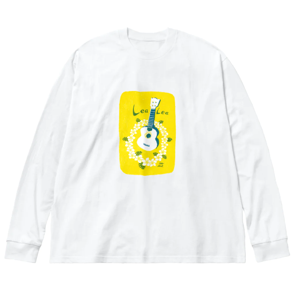 サトウノリコ*のLeaLea Ukulele ビッグシルエットロングスリーブTシャツ