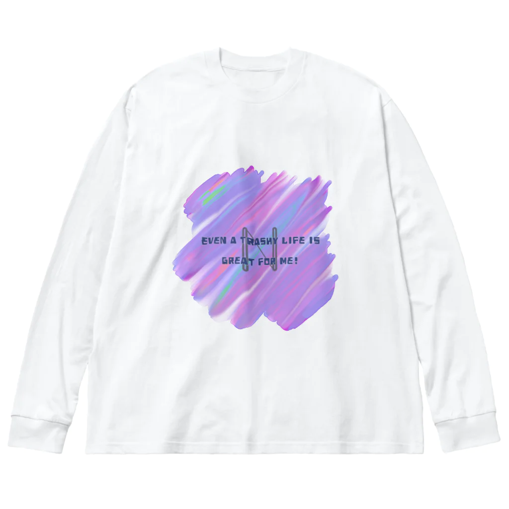 NoNseNseのNNN-MY LIFE ビッグシルエットロングスリーブTシャツ