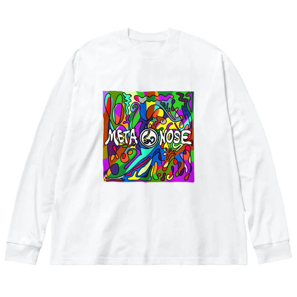 I AM METANOのMETANOSE COLORFUL1 ビッグシルエットロングスリーブTシャツ