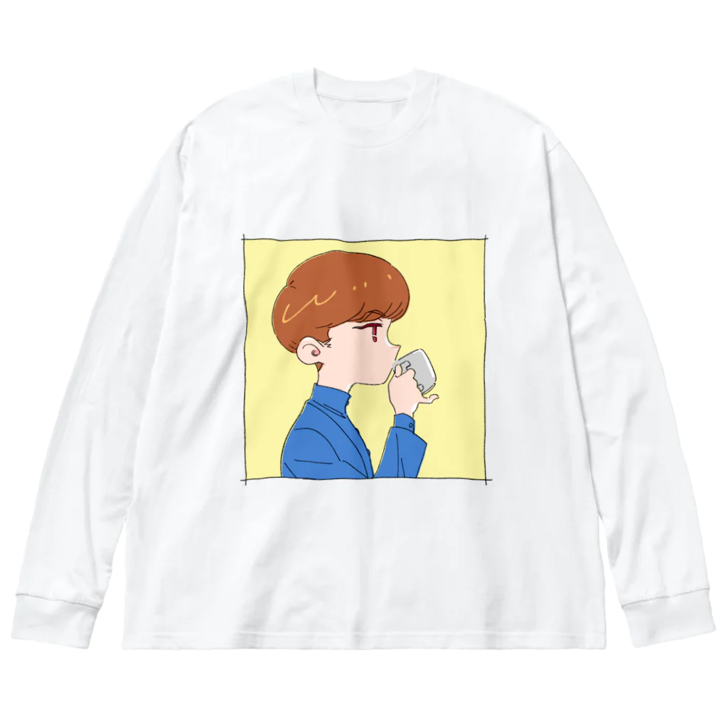 KiNG TKの制服で淹れたコーヒー Big Long Sleeve T-Shirt