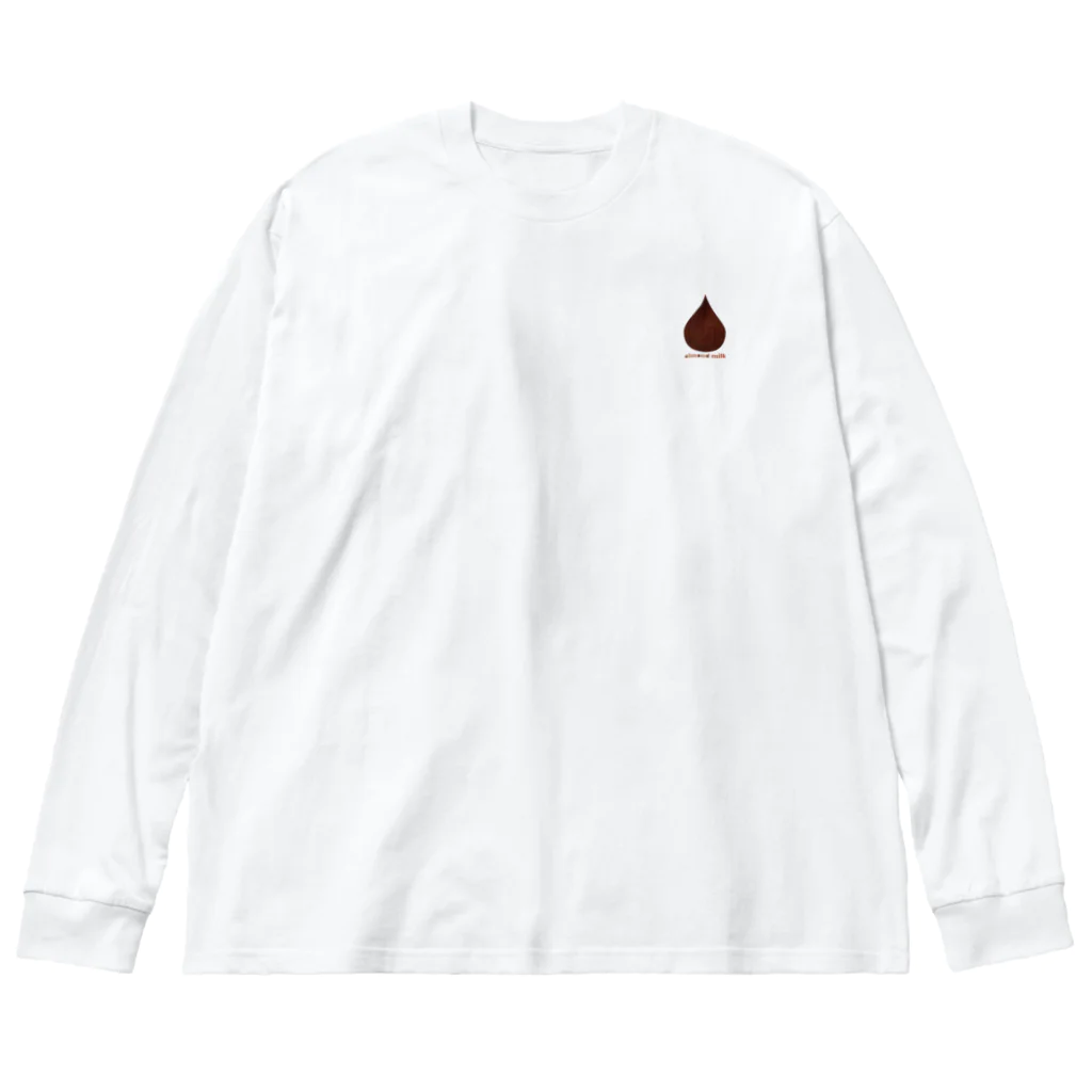  Genius is here.のアーモンドミルクの現在料になりました！ Big Long Sleeve T-Shirt