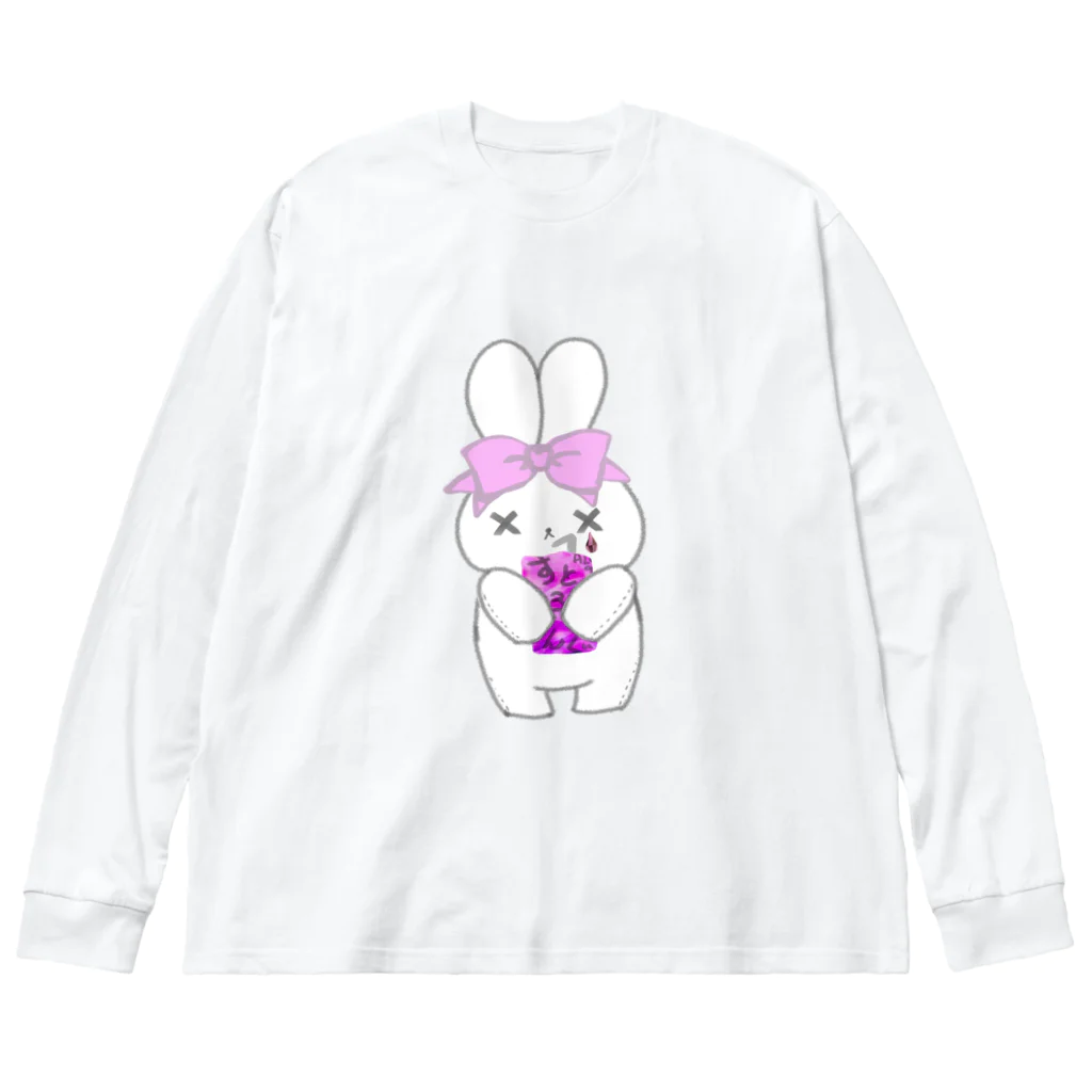 CEのSAKEうさ　すとろんぐ ビッグシルエットロングスリーブTシャツ