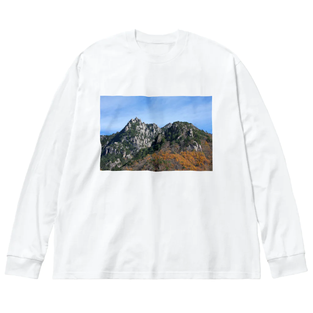 nokkccaの瑞牆山 - Mt.Mizugaki - ビッグシルエットロングスリーブTシャツ