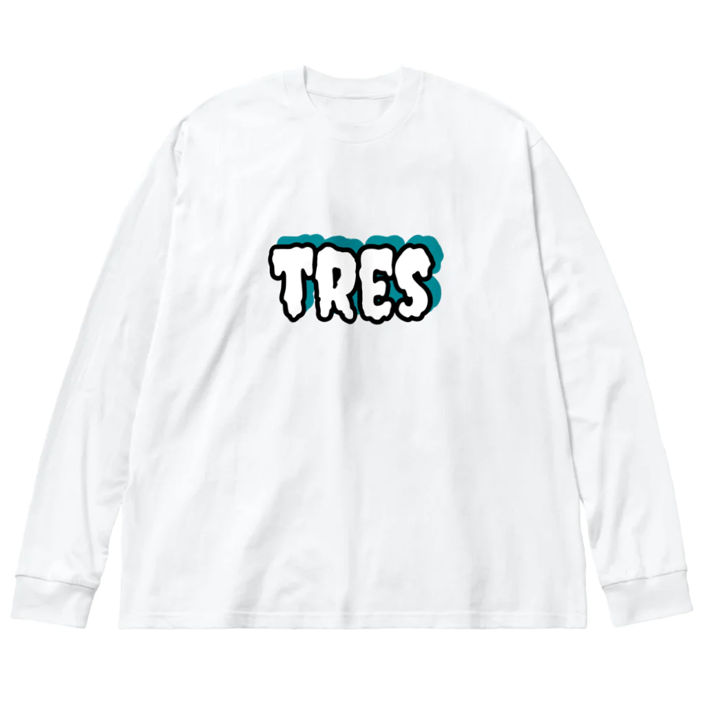 TRESのTRES logo ビッグシルエットロングスリーブTシャツ