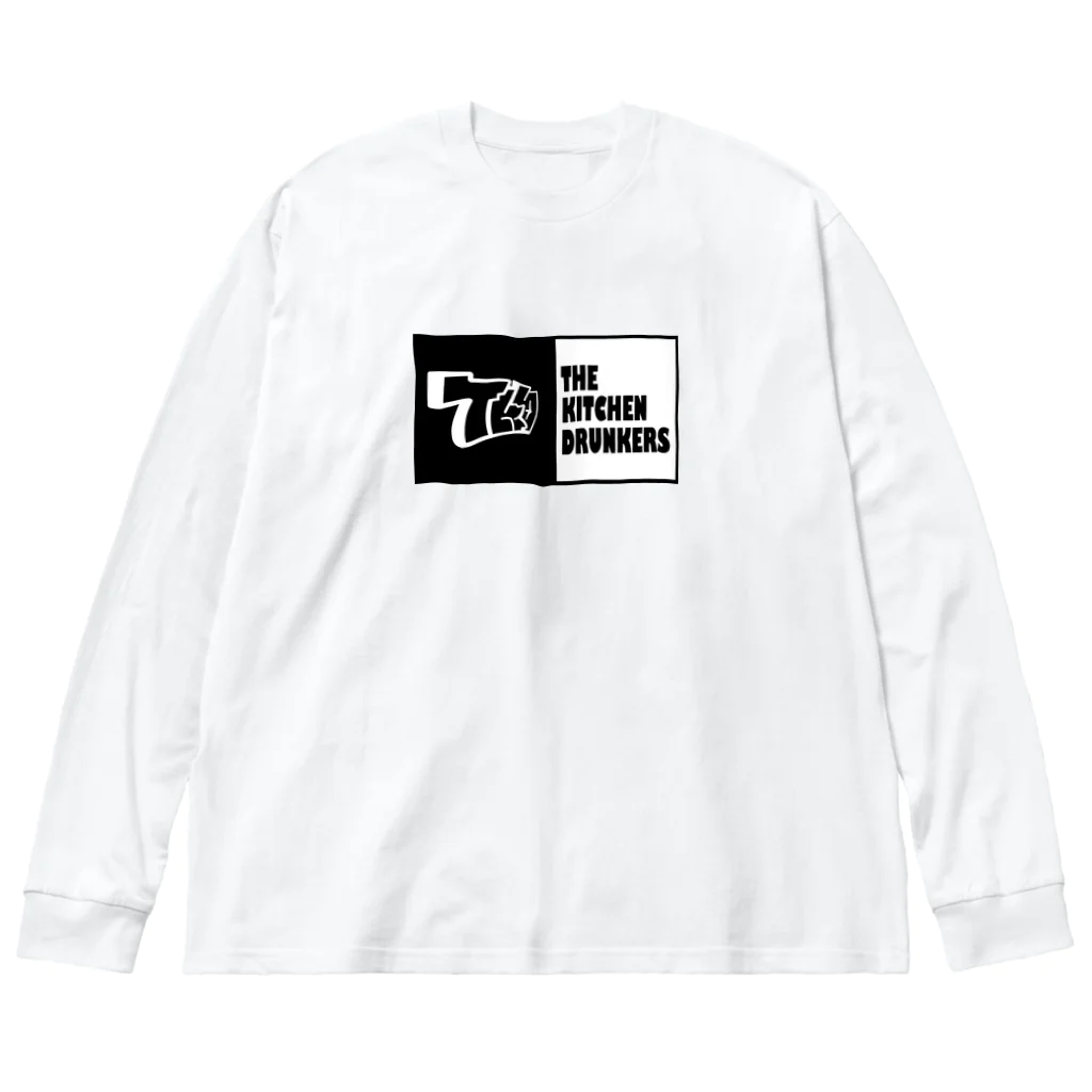 The Kitchen DrunkersのTKD  sticker　series Big Long Sleeve T-Shirt