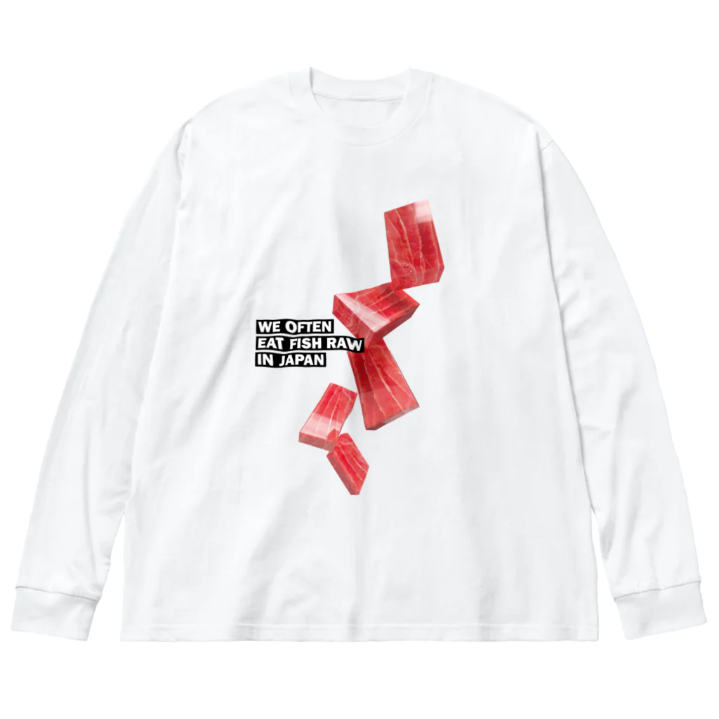 LONESOME TYPE ススの日本ではしばしば魚を生で食べる（まぐろ） Big Long Sleeve T-Shirt