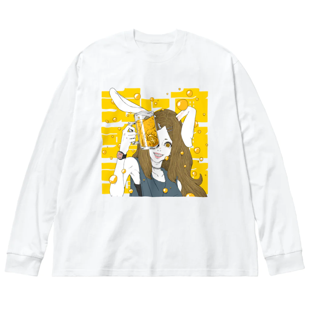 9 10 9（ qu / ten / qu ）の兎に角 Big Long Sleeve T-Shirt
