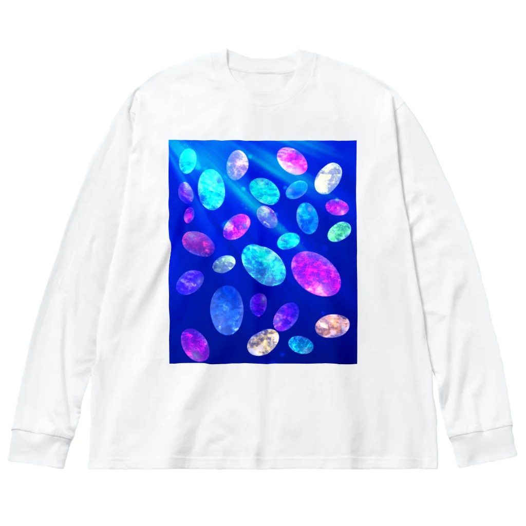 R☆worldの水中の宝石 Big Long Sleeve T-Shirt