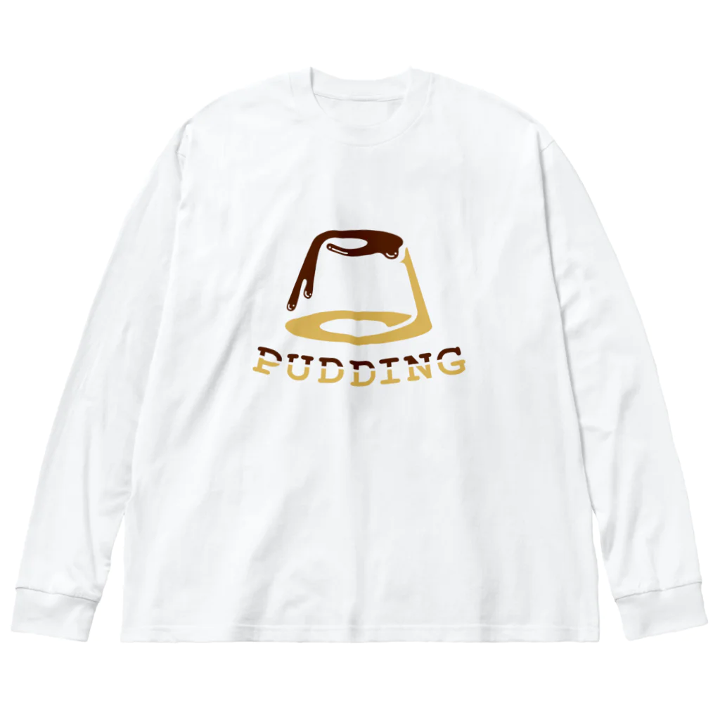 Méng Qilin ~ goods & apparel ~のPUDDING ビッグシルエットロングスリーブTシャツ