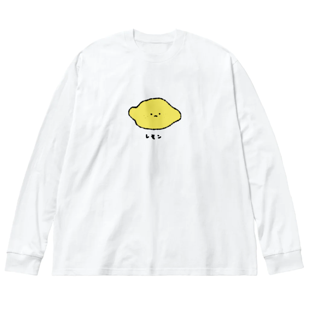 wuchan's shopの不服レモンちゃん Big Long Sleeve T-Shirt