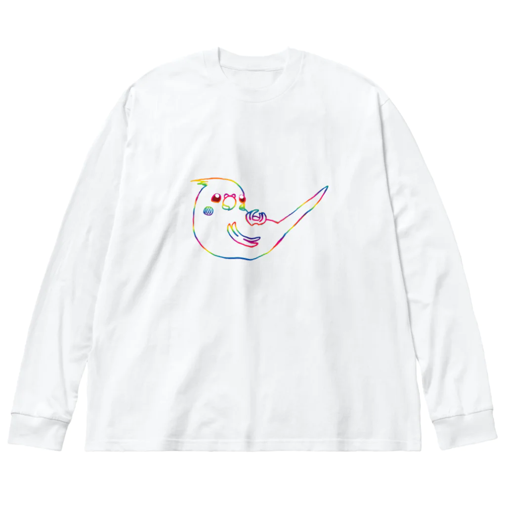 鳥の巣のにじいろ白夜君 Big Long Sleeve T-Shirt