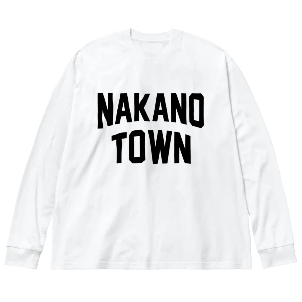 JIMOTOE Wear Local Japanの中能登町市 NAKANO CITY Big Long Sleeve T-Shirt