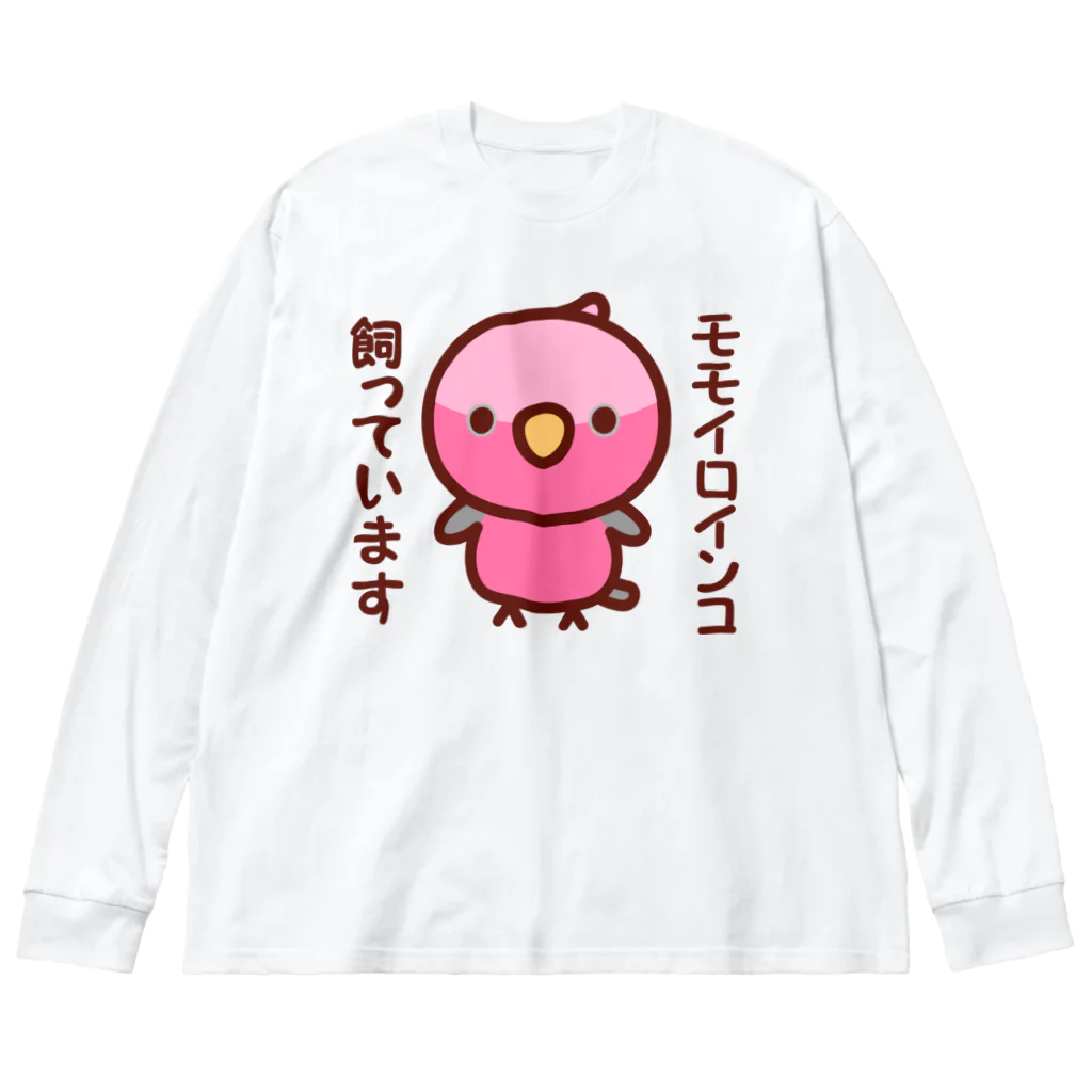 いんこ屋堂のモモイロインコ飼っています Big Long Sleeve T-Shirt