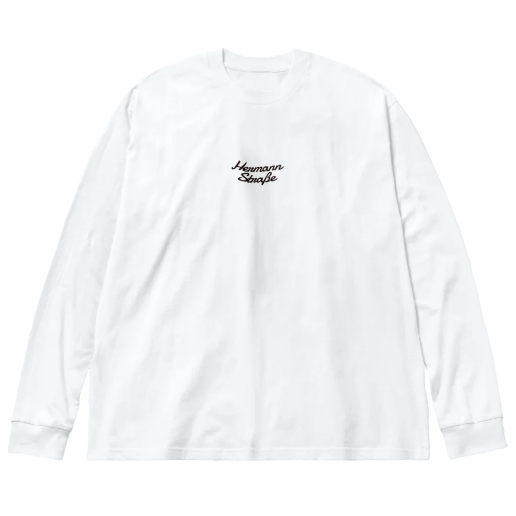 HermannStrasseのゴッホとニシアフリカトカゲモドキ：バックプリント Big Long Sleeve T-Shirt