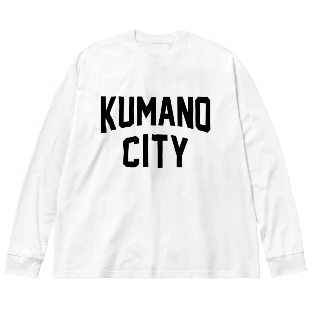 JIMOTOE Wear Local Japanの熊野市 KUMANO CITY Big Long Sleeve T-Shirt