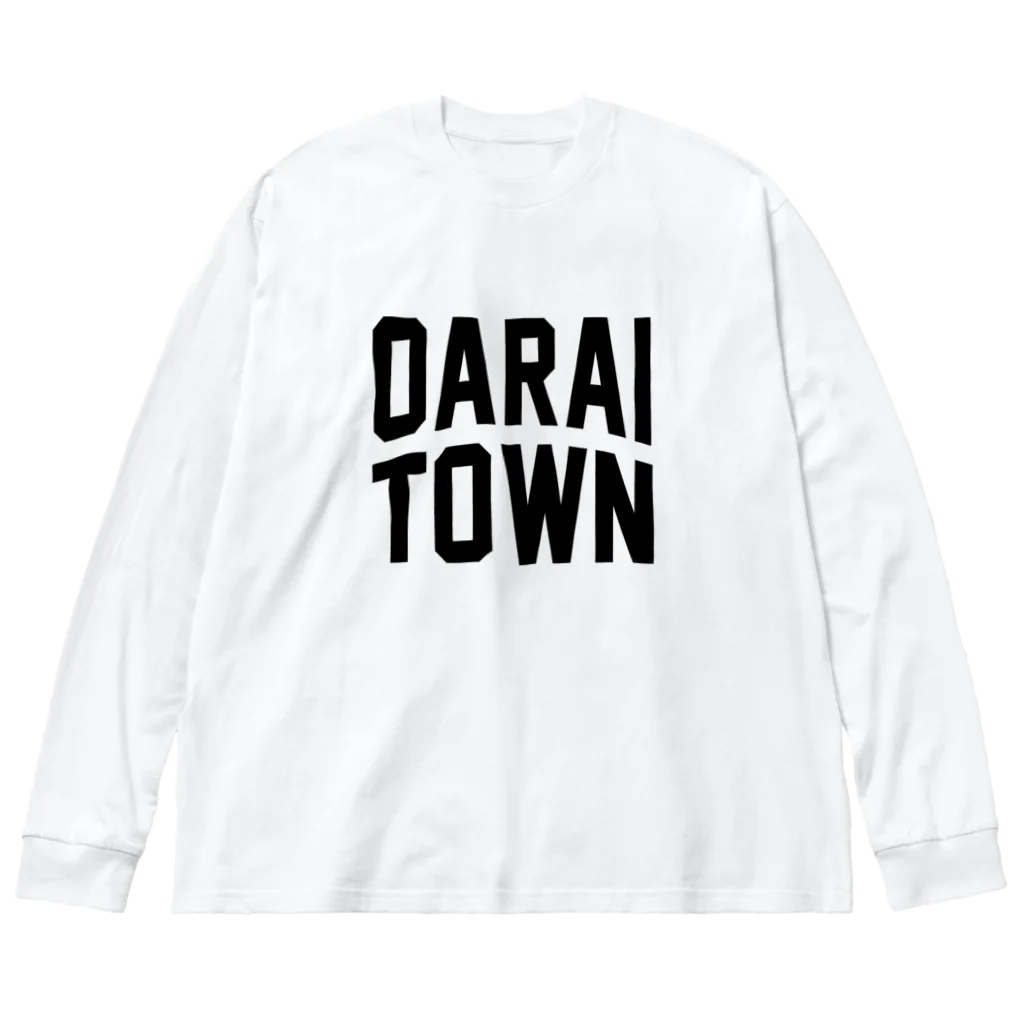 JIMOTOE Wear Local Japanの大洗町 OARAI TOWN ビッグシルエットロングスリーブTシャツ