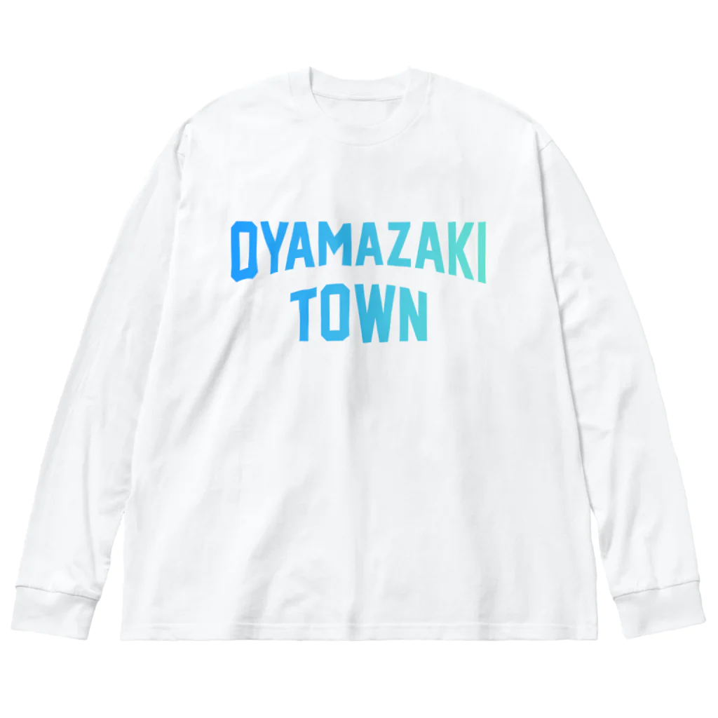 JIMOTO Wear Local Japanの大山崎町 OYAMAZAKI TOWN ビッグシルエットロングスリーブTシャツ