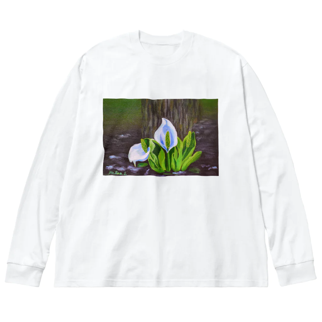 Proteaの水芭蕉 Big Long Sleeve T-Shirt