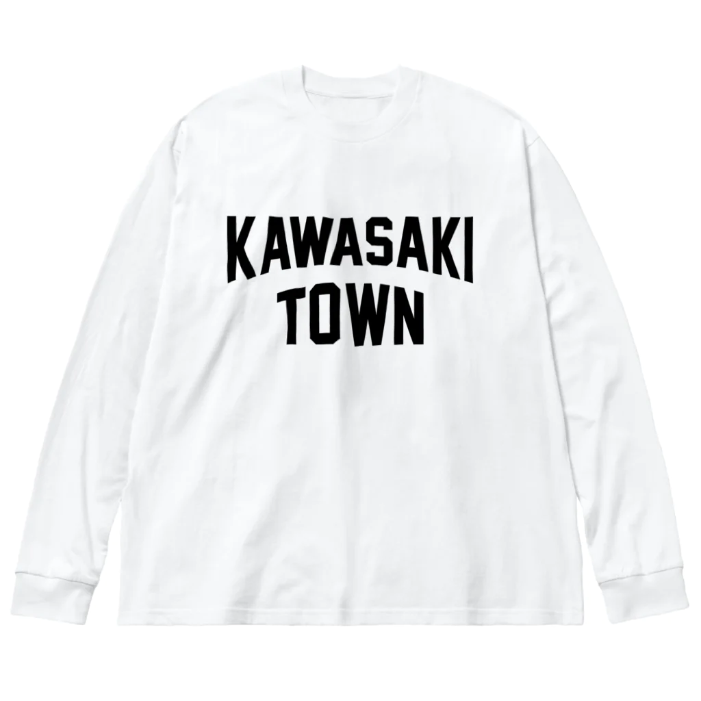 JIMOTOE Wear Local Japanの川崎町 KAWASAKI TOWN Big Long Sleeve T-Shirt