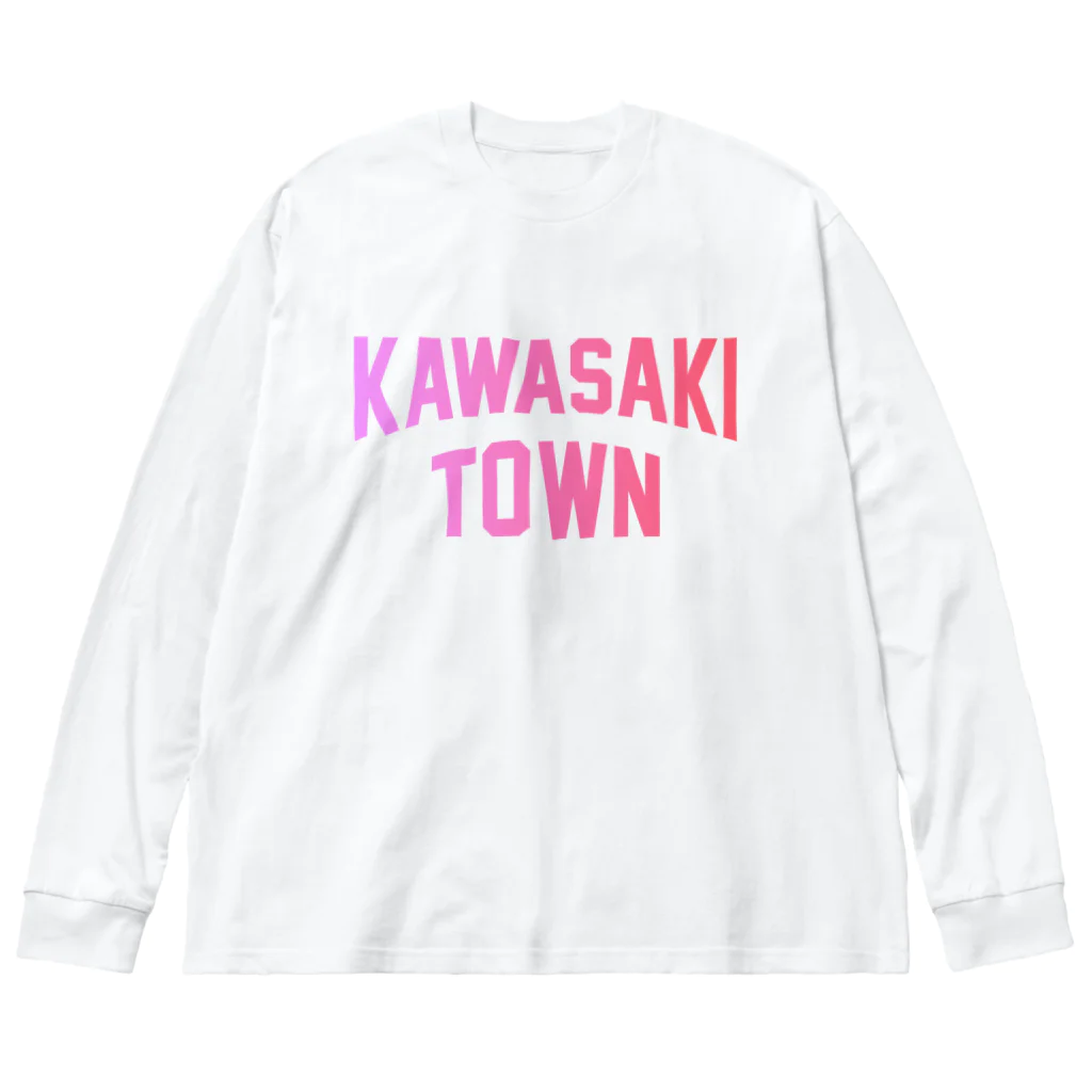 JIMOTOE Wear Local Japanの川崎町 KAWASAKI TOWN Big Long Sleeve T-Shirt