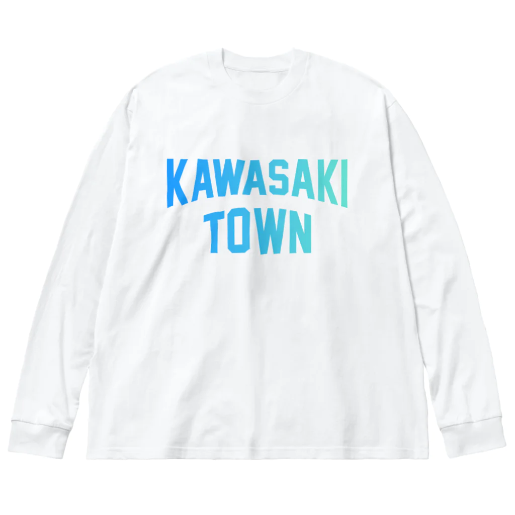 JIMOTOE Wear Local Japanの川崎町 KAWASAKI TOWN Big Long Sleeve T-Shirt