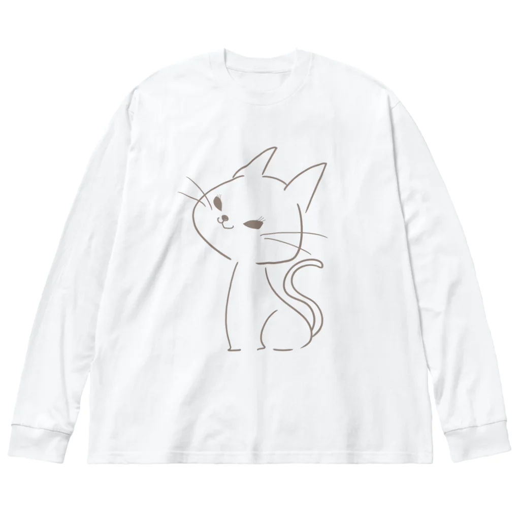 RinMのneko Big Long Sleeve T-Shirt