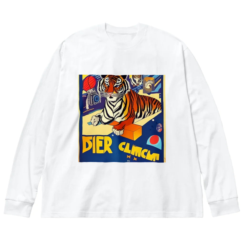 dotto_jpの虎.tiger camera Big Long Sleeve T-Shirt