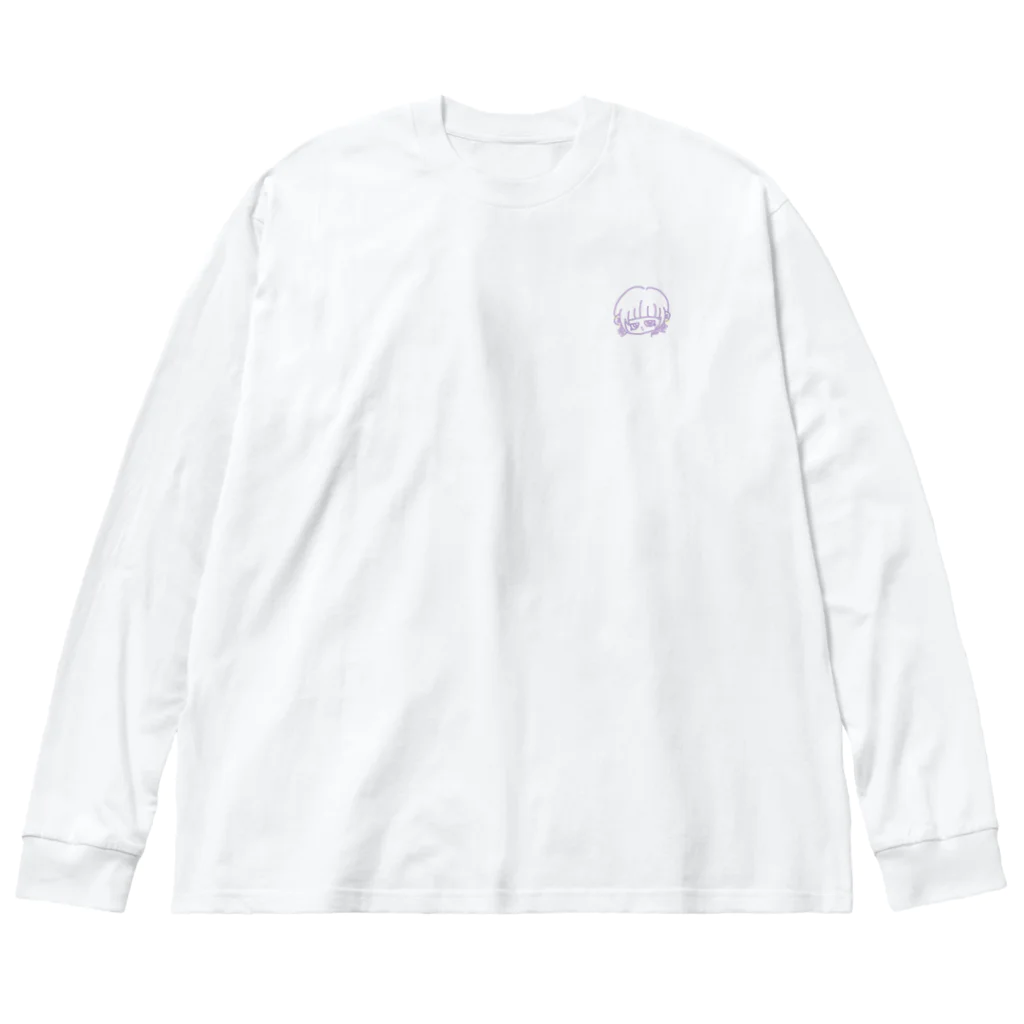 ぺちゃ。のPODO ビッグシルエットロングスリーブTシャツ