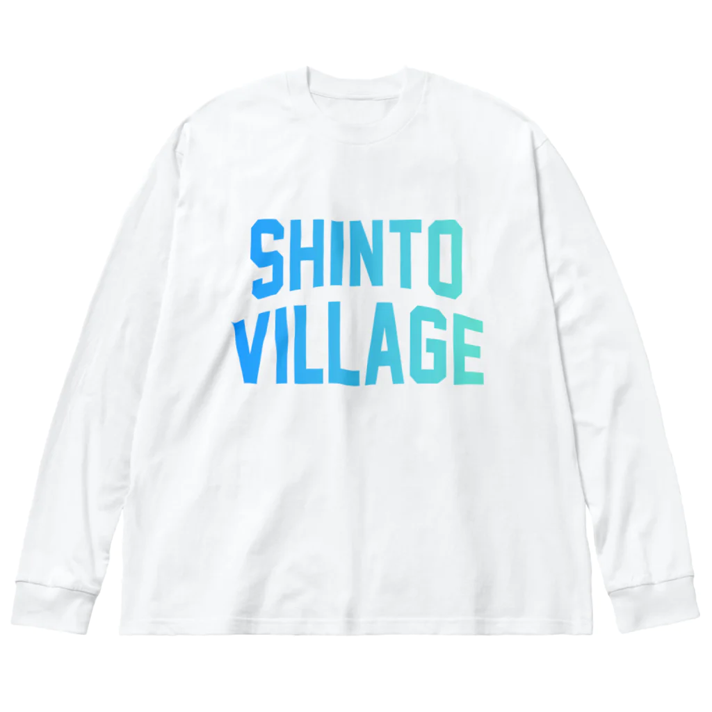 JIMOTOE Wear Local Japanの榛東村 SHINTO VILLAGE Big Long Sleeve T-Shirt