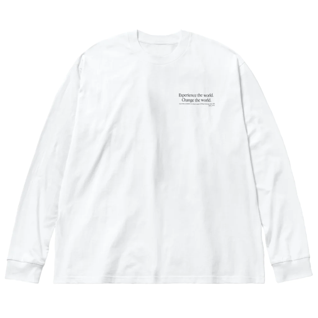 mstt_in inc.のExperience the world. Big Long Sleeve T-Shirt