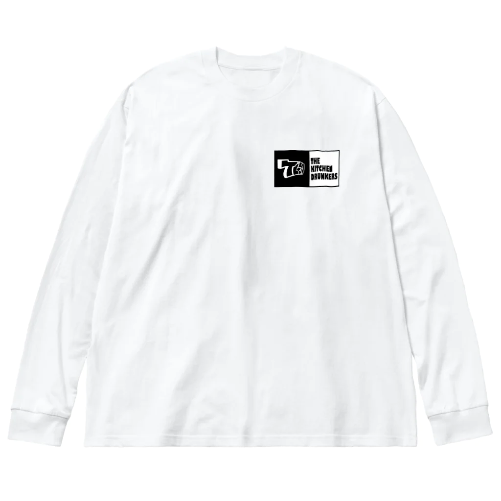 The Kitchen Drunkersの酔狂少女シリーズ Big Long Sleeve T-Shirt