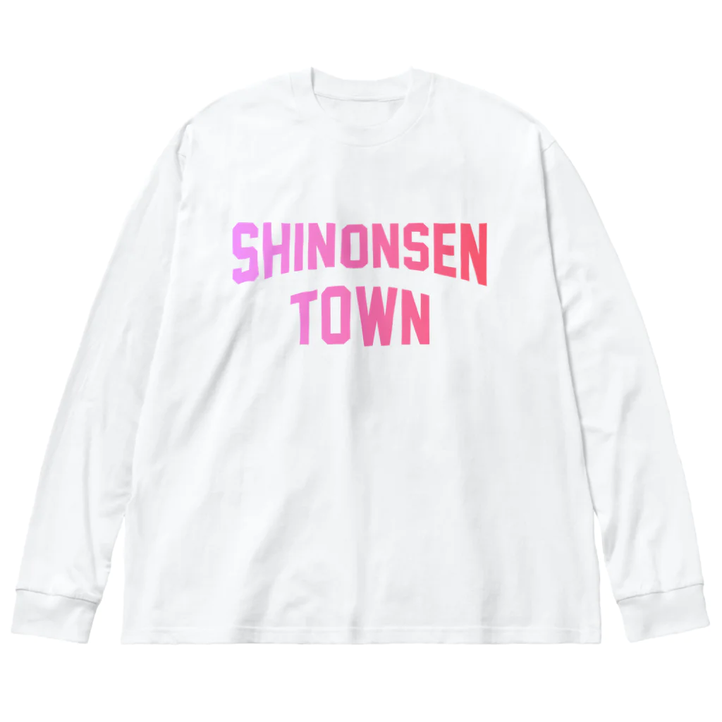 JIMOTOE Wear Local Japanの新温泉町 SHINONSEN TOWN ビッグシルエットロングスリーブTシャツ