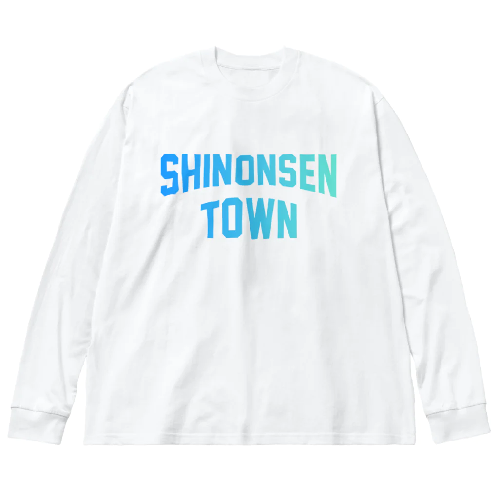 JIMOTOE Wear Local Japanの新温泉町 SHINONSEN TOWN ビッグシルエットロングスリーブTシャツ