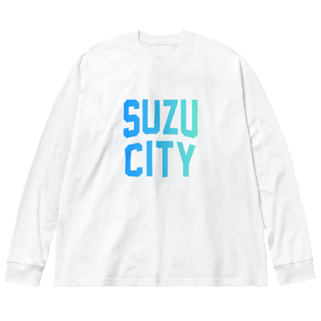 JIMOTOE Wear Local Japanの珠洲市 SUZU CITY ビッグシルエットロングスリーブTシャツ