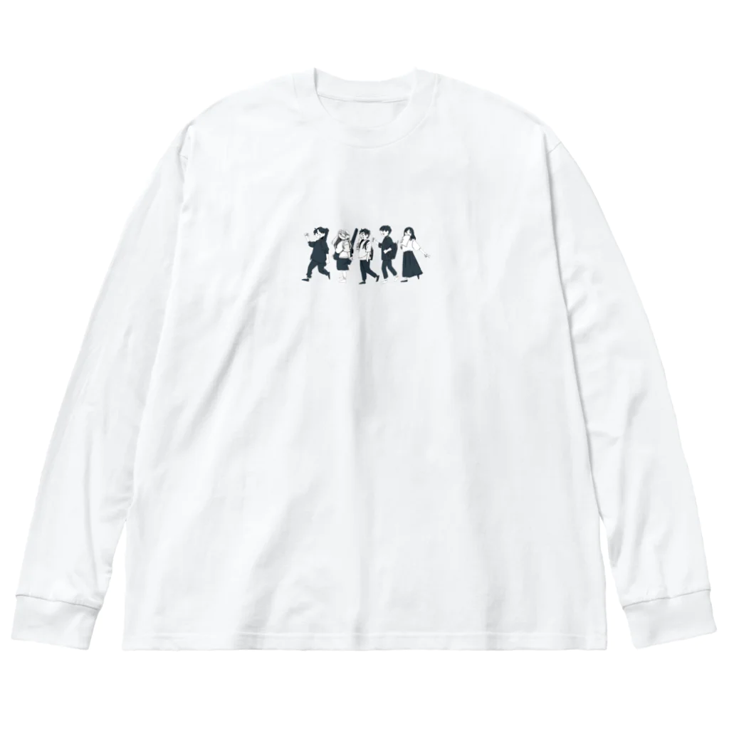 PUB Band Club(公式)のPUB Band Club 踊る、語る、叫ぶ vol.1 公式グッズ ビッグシルエットロングスリーブTシャツ