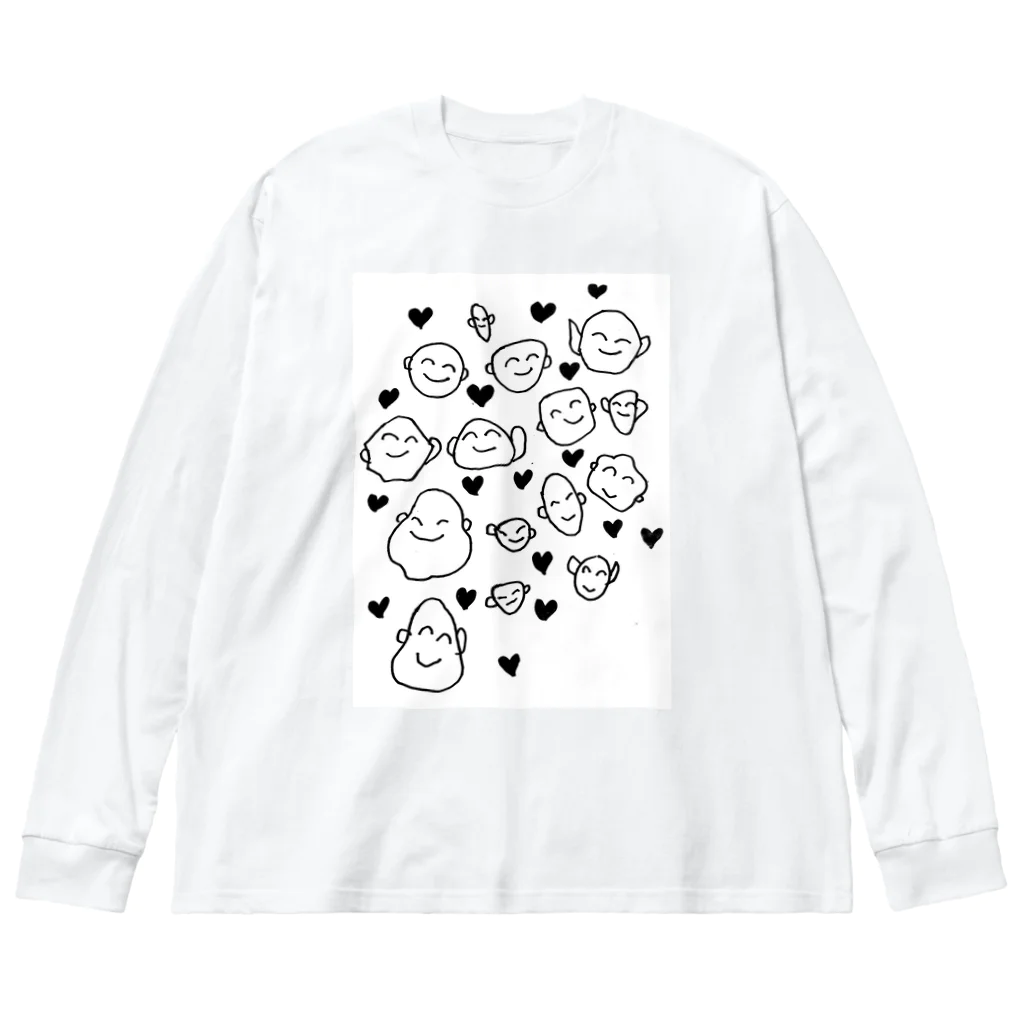 しあわせ笑顔のしあわせ笑顔 Big Long Sleeve T-Shirt